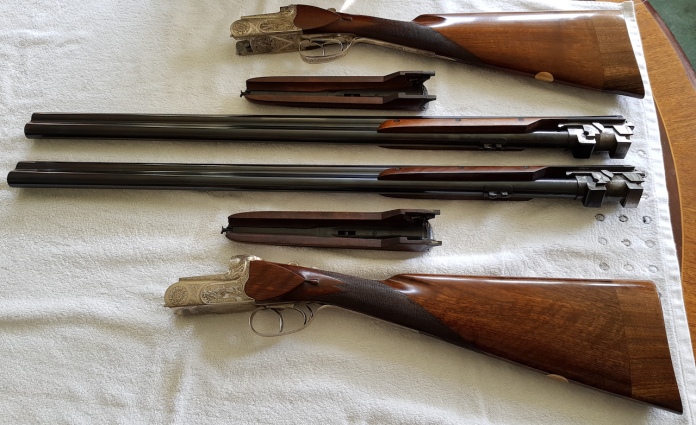 Another view of MTs-7 shotguns 